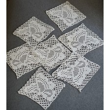 SET 7 ELEMENTI / CENTRINI REALIZZATI A MANO