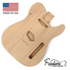 Corpo chitarra - stile T - ontano - 2 o 3 pezzi - non finito - adatto a Fender Telecaster