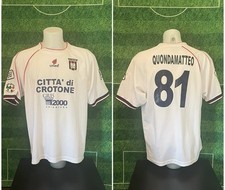 Maglia calcio F.C. CROTONE MATCH WORN Onze 2009 2010 QUONDAMATTEO + COA BOLAFFI