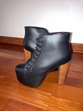 Jeffrey Campbell Lita Calf Black Boots