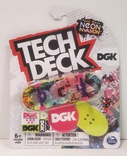 2023 Tech Deck Neon Invasion DGK Skateboard Ultra Raro Ghetto Sporco Bambini