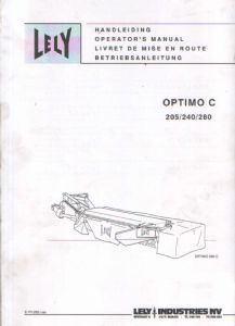 Tosaerba lely optimo 205 - tosaerba, 240