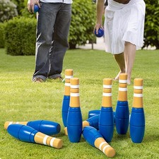 Set da bowling in legno