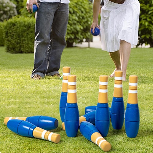 Set bowling legno - bowling, in