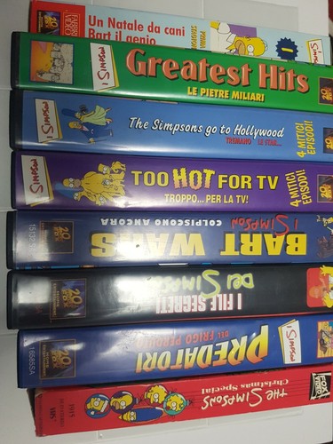 Video cassette simpson anni - cassette,