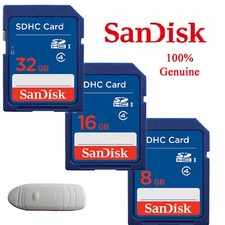 Scheda di memoria flash SanDisk 4 GB 8 GB 16 GB 32 GB 64 GB SDHC Standard Class4