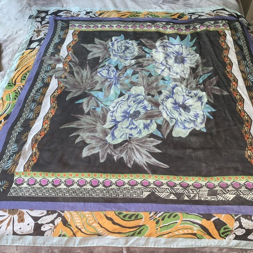 Etro sciarpa seta lino - sciarpa,