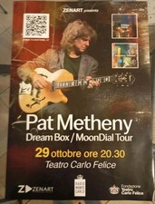 PAT METHENY STUPENDA LOCANDINA ORIGINALE LIVE in Genova ottobre 2024
