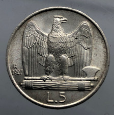 5 Lire Aquilino 1927 C/. 2