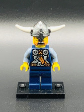 Lego Viking Blue Chess Pawn - Horns Glued to Helmet (vik035)