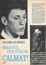 ALAIN CALMAT & issus du Journal TINTIN de 1972 & 2 pages