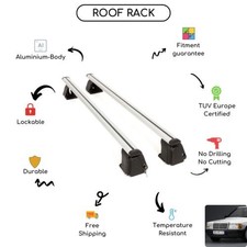 Bare Roof Rack Cross Bars Set
