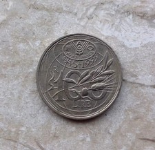 100 Lire 1995 Cinquantesimo Fao Stato Di Conservazione SPL Splendido Moneta