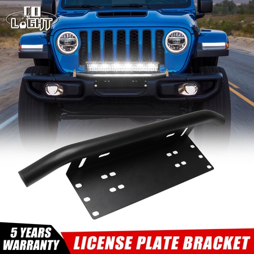 Bull bar bumper license - bar, light