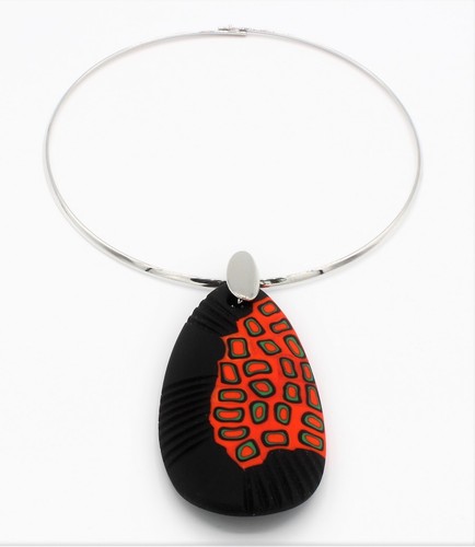 Collana donna vetro battuto e - ,