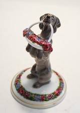 ROSENTHAL FIGUR MANNE MIT KORB FERDINAND LIEBERMANN 1913 PORCELLANA CANE