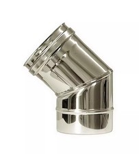 TUBO CURVA 45° PARETE DOPPIA