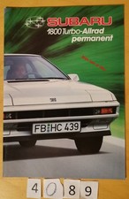 SUBARU 1800 TURBO 4WD BERLINE