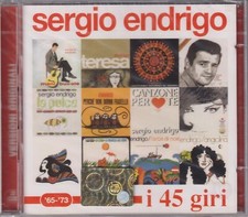 SERGIO ENDRIGO - RARO 2 CD CELOPHANATO NO EDICOLA " I 45 GIRI '65 - '73 "