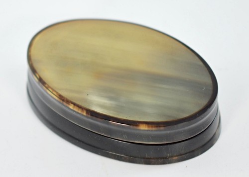 Antique pressed horn - pressed,