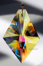 Aurora aquilone cristallo trasparente AB ciondolo prisma prendisole - misura a scelta 63 mm o 89 mm