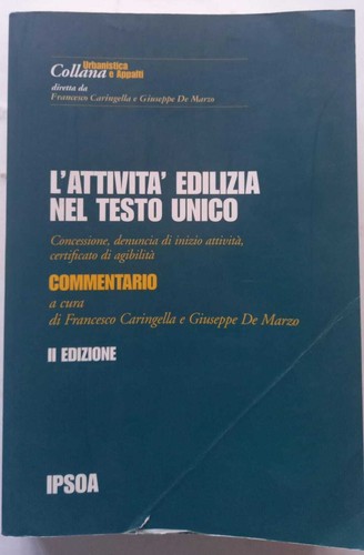 Attività edilizia nel - l'attività, testo