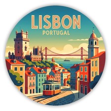 Adesivo da viaggio Lisbona