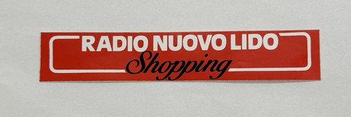 Adesivo vintage radio nuovo - radio,