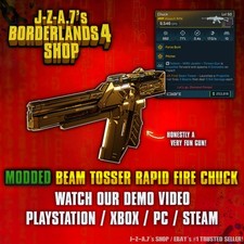 Borderlands 4✨ MODDED CHUCK BEAM TOSSER FUOCO RAPIDO BL4 CRAZY FUN✅PC-PS-XBOX✨