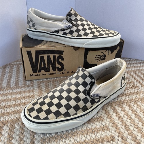Scarpa scacchiera vans - a,