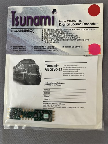 Soundtraxx tsunami gevo - tsunami, ge