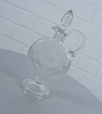 elegante decanter in vetro decanter per vino brandy bottiglia molata con tappo