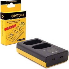 Patona 9886 Caricabatteria doppio per Panasonic DMW-BLK22