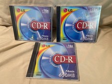Lotto 3 dischi LG 16x CD-R