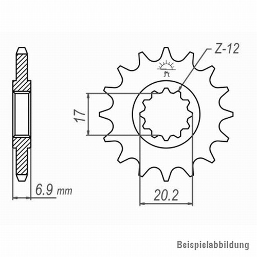 Ritzel vorne zähne - zähne, beta
