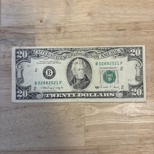 Vecchia banconota da 20 dollari (1990)