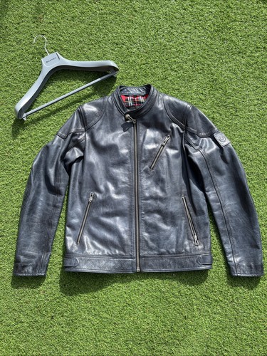Belstaff giacca pelle uomo - belstaff,