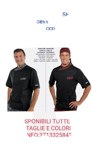 Giacca cuoco chef - chef, durango