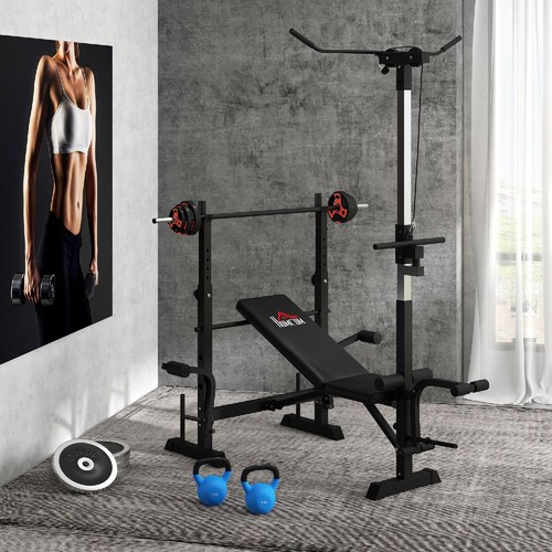 Dechome panca fitness con leg - panca,