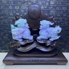 Coppia statue bestia drago