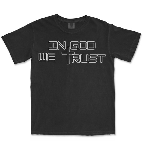 God trust camicia - god,