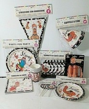 STOCK PARTY SEXY WILLY SET PIATTI BICCHIERI TOVAGLIOLI CAPPELLI CANDELINE ETC