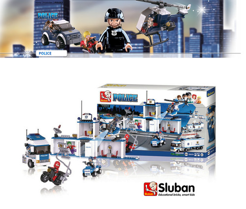 Sluban police set - police,