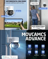 Telecamera wifi esterno professionale motorizzata 360° con router 4G 