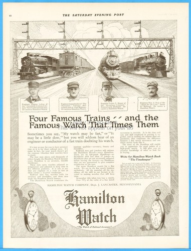 1916 hamilton orologio stampa - hamilton,
