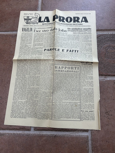 Prora settimanale della - prora,