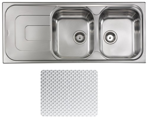 Lavello inox pizzica - cm,