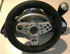 Sony PlayStation volante da corsa, cambio, pedali. Cablato. Pellicano.  Req. (4) Pipistrello AA