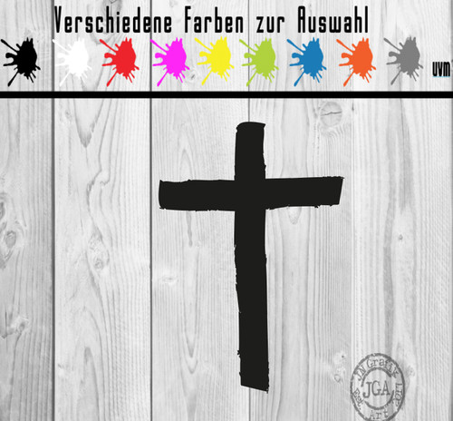 Adesivo croce kreutz cross - adesivo,