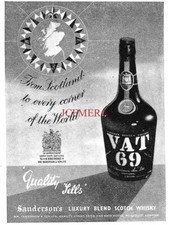 Sanderson's 'VAT 69' Scotch